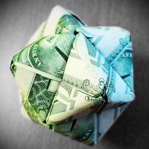 12-sided origami polyhedron