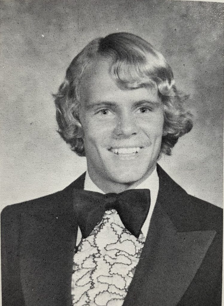 Black and white picture of Mark McCoy, Class of 1978, from the 1978 Branham yearbook