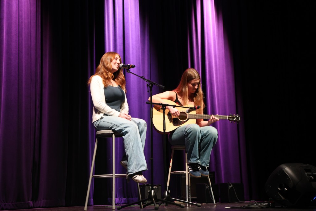 3) Sarah Osband and Aesa Medower (12) perform “So Easy (To Fall in Love)” by Olivia Dean.
