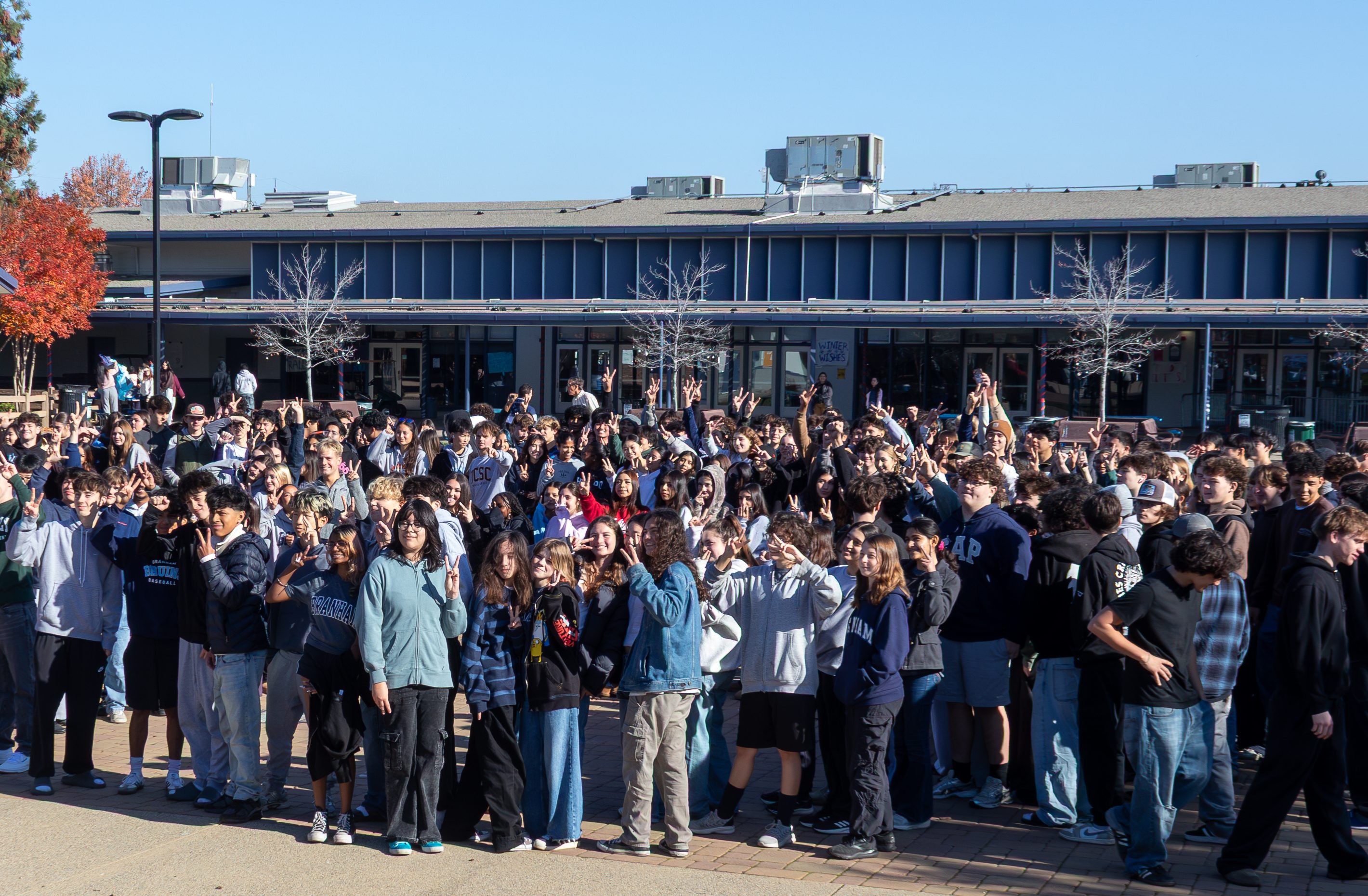 Branham students walk out